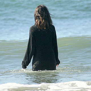 Guess Who Walked Into the Water With All Her Clothes On?
