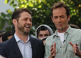 Pictures of Luke Perry and Jason Priestley Together at The Grove in LA