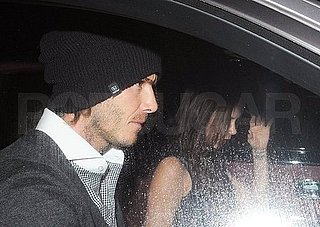 Pictures of David Beckham in London With Pregnant Victoria Beckham