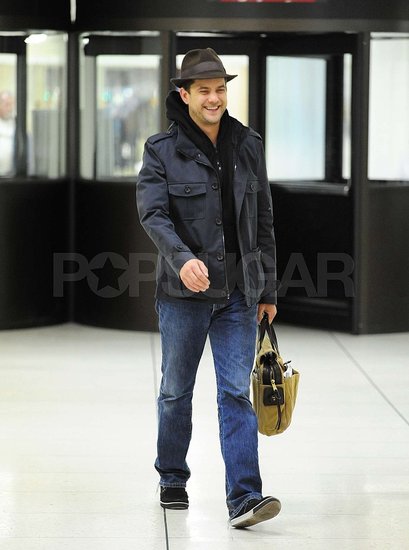 Pictures of Joshua Jackson Touching Down at LAX