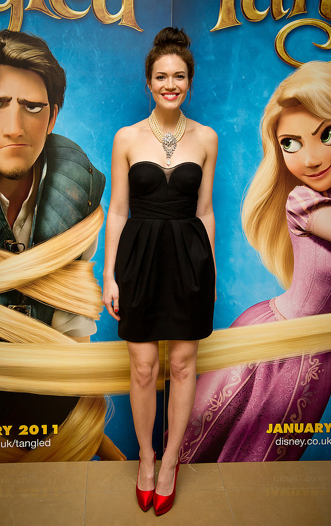 Mandy Moore Holds Her Hair High at Tangled UK Premiere Mandy Moore Holds Her Hair High at Tangled UK Premiere