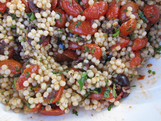 Pearl Couscous With Roasted Tomatoes