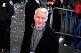 Anderson Cooper Slogs in the Snow