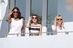 Pictures of Dannii Minogue, Twiggy, and VV Brown Filming M&S Ad in Miami
