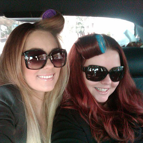 Lauren Conrad worked on her volume on her way to an event.
Source: Twitter user laurenconrad
Lauren Conrad worked on her volume on her way to an event.
Source: Twitter user laurenconrad