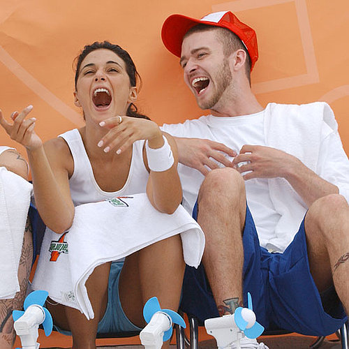 Emmanuelle Chriqui had Justin Timberlake in stitches on Miami Beach during *NSYNC's charity event in July 2003.
Emmanuelle Chriqui had Justin Timberlake in stitches on Miami Beach during *NSYNC's charity event in July 2003.