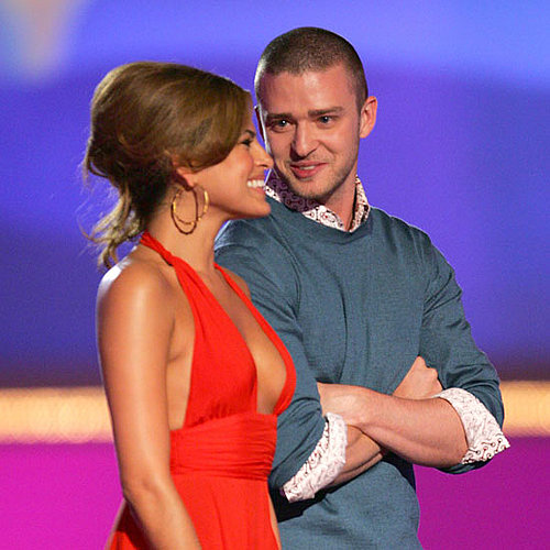 Eva Mendes was in good company with Justin Timberlake to present the June 2006 MTV Movie Award for best kiss.
Eva Mendes was in good company with Justin Timberlake to present the June 2006 MTV Movie Award for best kiss.