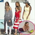 Pictures of Dannii Minogue in Swimsuite Filming M&S Ad in Miami