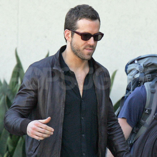 Pictures of Ryan Reynolds Arriving in Cape Town South Africa