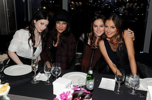 Pictures of Leighton Meester, Minka Kelly, Kanye West, Jessica Szohr and Jared Leto at Nylon bash
