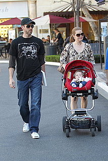 Pictures of Amy Adams, Darren Le Gallo and Aviana Le Gallo Shopping at The Grove in LA