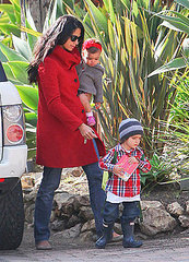 Pictures of Camila Alves, Levi McConaughey, and Vida McConaughey on Valentine's Day Pictures of Camila Alves, Levi McConaughey, and Vida McConaughey on Valentine's Day