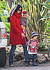 Pictures of Camila Alves, Levi McConaughey, and Vida McConaughey on Valentine's Day