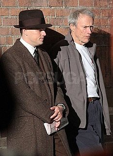 Pictures of Leonardo DiCaprio and Clint Eastwood Filming J. Edgar in Downtown LA