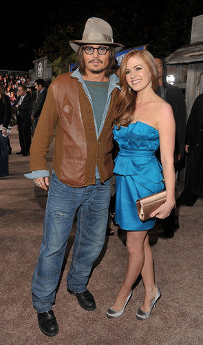 Pictures of Johnny Depp and Isla Fisher at Rango Premiere in LA