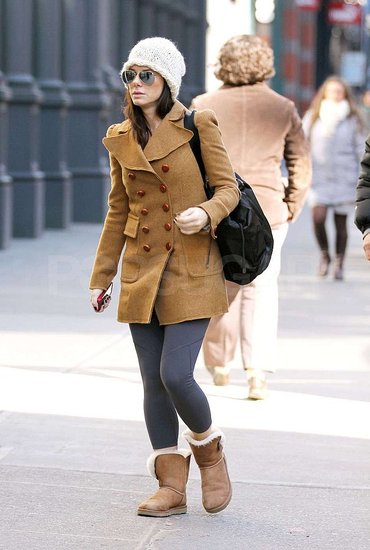 Pictures of Sandra Bullock Heading to the Gym Near Her NYC Home
