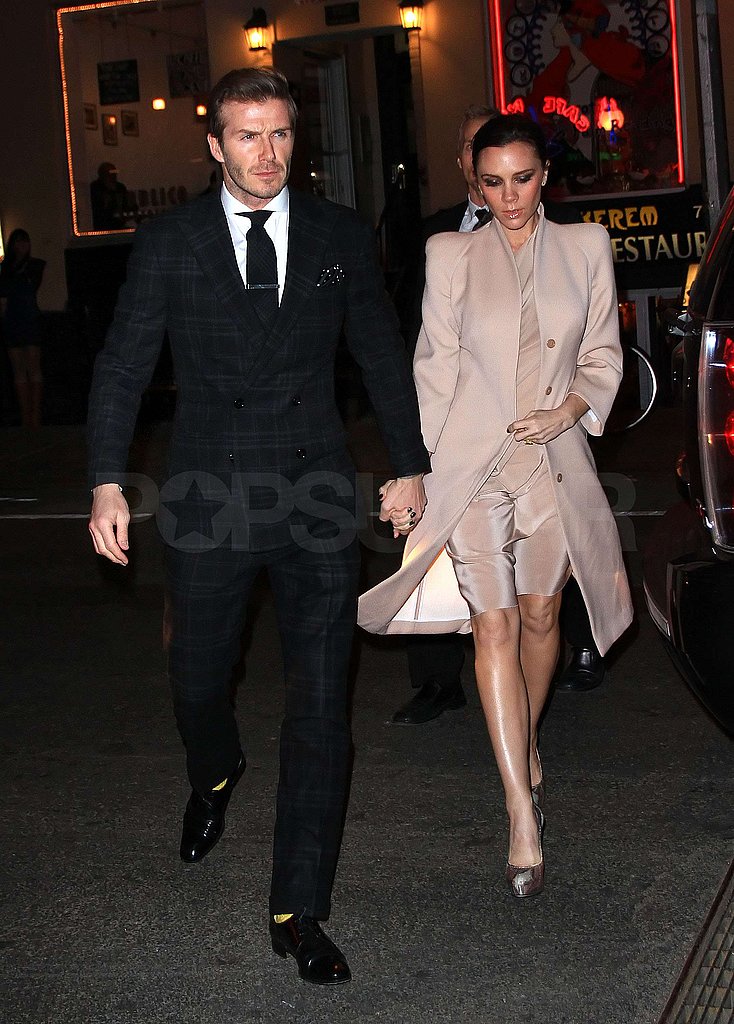 Victoria and David Beckham Dine on Valentine's Day After Lawsuit Disappointment Victoria and David Beckham Dine on Valentine's Day After Lawsuit Disappointment