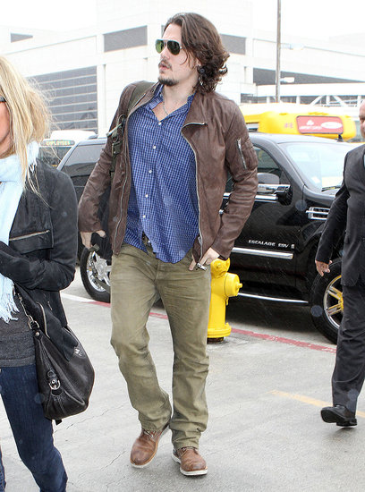 Pictures of John Mayer Departing Out of LAX After the Grammys