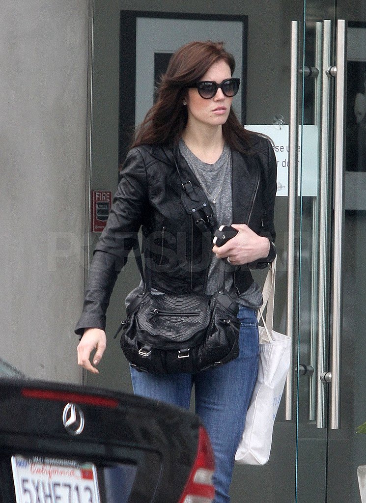 Mandy Moore Gets Untangled at the Salon Mandy Moore Gets Untangled at the Salon