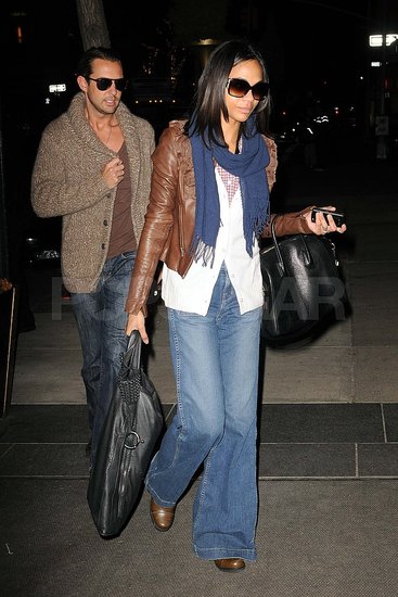 Pictures of Zoe Saldana Out in NYC