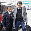 Pictures of Ben Affleck Arriving at LAX and Giving His Driver a Hug