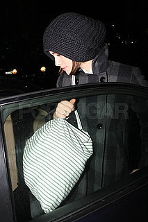 Pictures of Keira Knightley at the Groucho Club in London