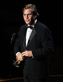 Picture and Quotes From Aaron Sorkin About Mark Zuckerberg in 2011 Oscars Press Room 2011-02-27 20:07:29