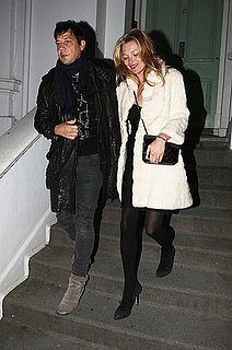 Pictures of Kate Moss With Jamie Hince in London Amid Reports She's Designing Her Own Wedding Dress