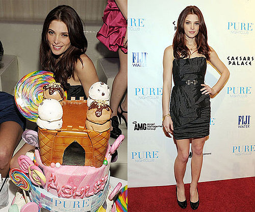 Ashley Greene Celebrating 24th Birthday at Pure Nightclub in Las Vegas