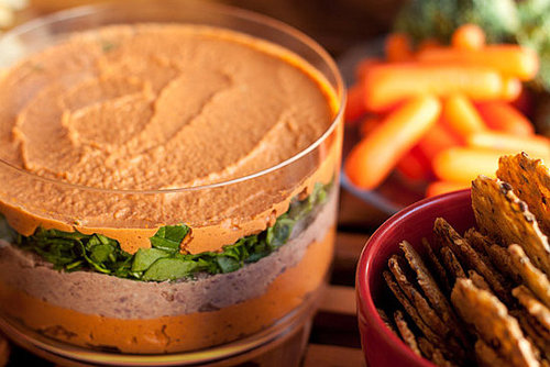 Sun-Dried Tomato and Chili Walnut Layered Dip Sun-Dried Tomato and Chili Walnut Layered Dip