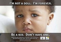 DC Campaign to Prevent Teen Pregnancy Baby Posters