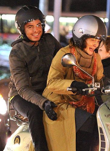 Pictures of Zac Efron and Michelle Pfeiffer Filming New Year's Eve In NYC on a Vespa