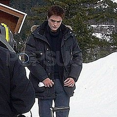 Pictures of Robert Pattinson Shooting Breaking Dawn in Vancouver