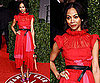 Zoe Saldana Vanity Fair Oscars Party 2011