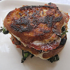 Grilled Cheese With Prosciutto and Broccoli Rabe Recipe Grilled Cheese With Prosciutto and Broccoli Rabe Recipe