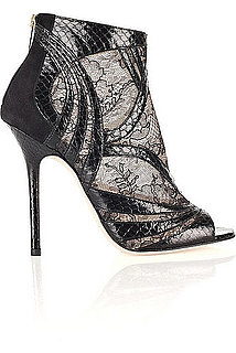 On Our Covet List: Jimmy Choo Lace and Snakeskin Heels