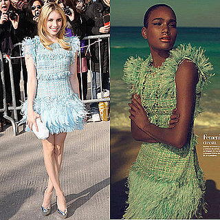 Emma Roberts Wears Chanel to Chanel Fall 2011 Show
