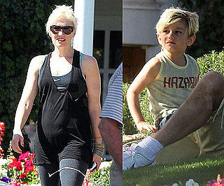 Pictures of Gwen Stefani and Gavin Rossdale Relaxing in the Desert With Kingston