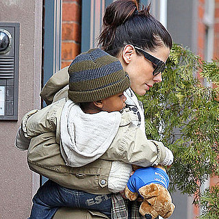 Pictures of Sandra Bullock in NYC With Louis Bullock