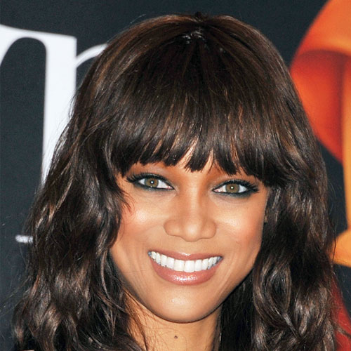 Try Tyra Banks's Black and Steel Blue Eye Makeup Look