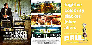 Which New Movie Will You See This Weekend — Limitless, The Lincoln Lawyer, or Paul?