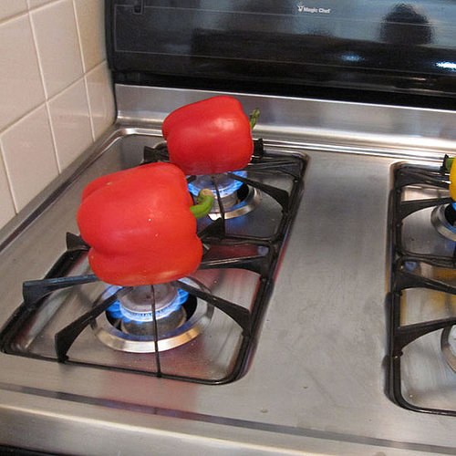 How to Roast Peppers on a Gas Stove
