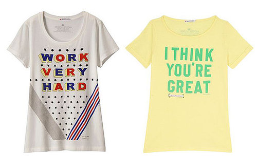 Antoni and Alison Printed Slogan T-shirts for Uniqlo Spring 2011