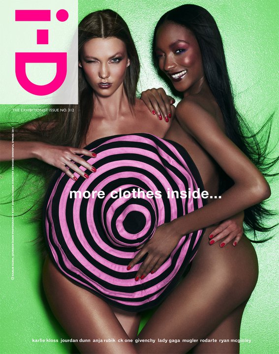Karlie Kloss, Jourdan Dunn Take It Off for i-D's Exhibitionist Issue Karlie Kloss, Jourdan Dunn Take It Off for i-D's Exhibitionist Issue