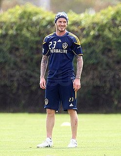 Pictures of David Beckham Playing With the Galaxy in LA