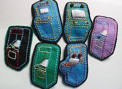 Handmade Arcade Game Brooches
