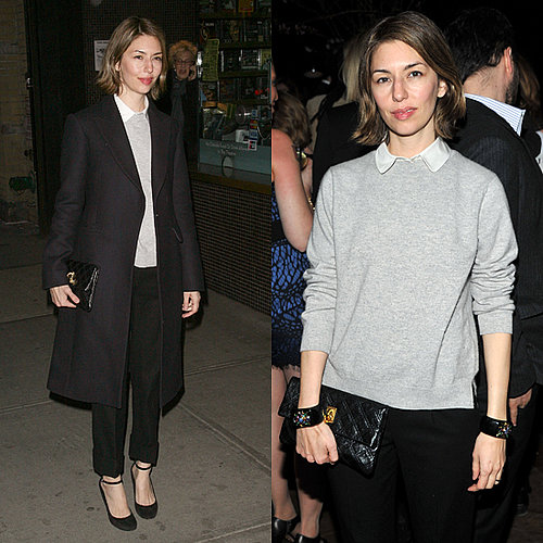 Sofia Coppola Wears a Boyishly Cute Outift to Movie Screening