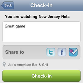 GetGlue Adds Foursquare to Check-In App