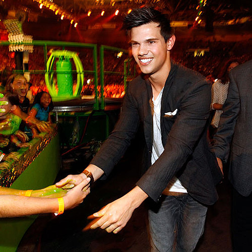 Twilight's Taylor Lautner arrived solo to 2010's festive ceremony.
Twilight's Taylor Lautner arrived solo to 2010's festive ceremony.