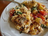 Field Roast and Sweet Potato Breakfast Casserole